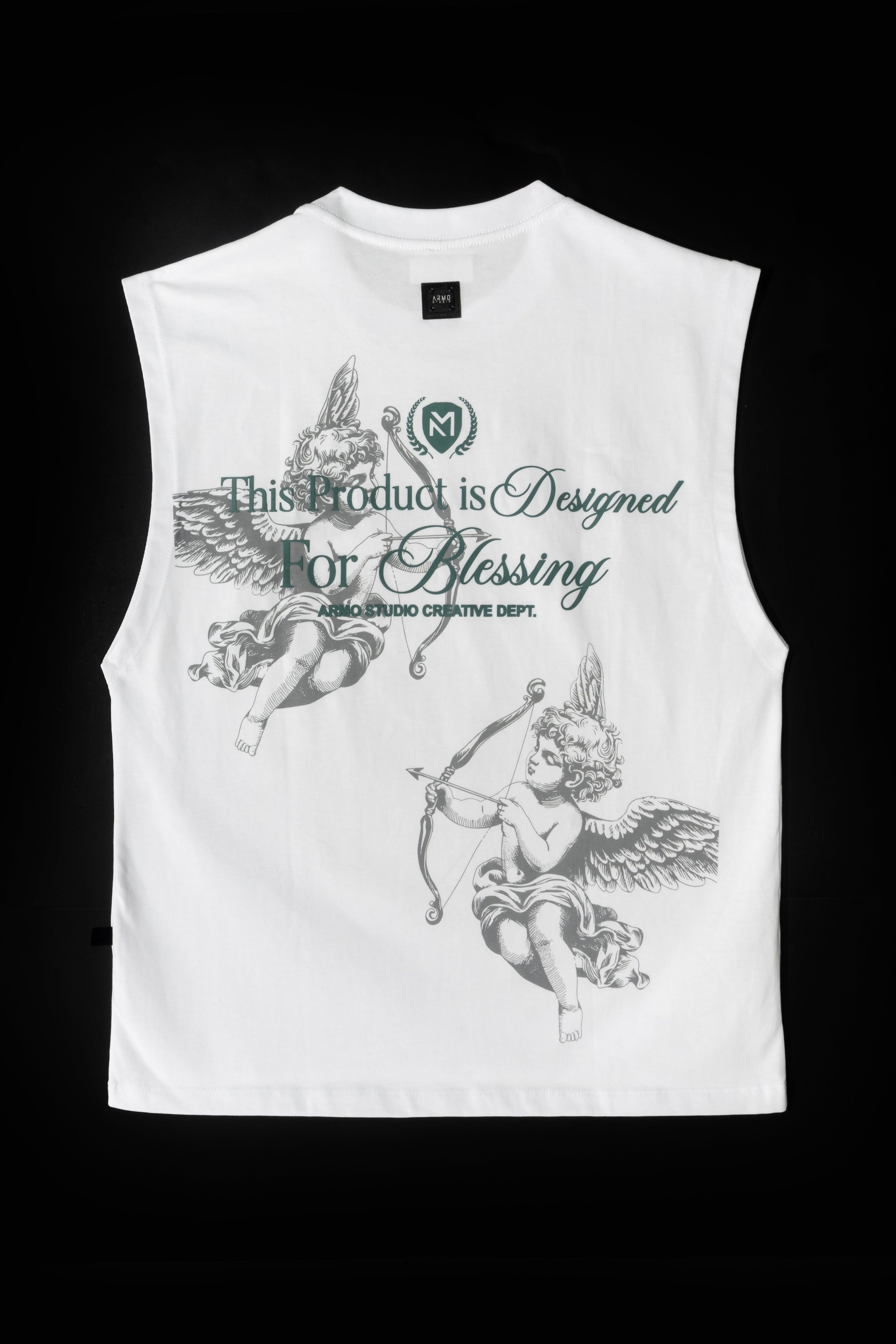 Angels Tank Top White