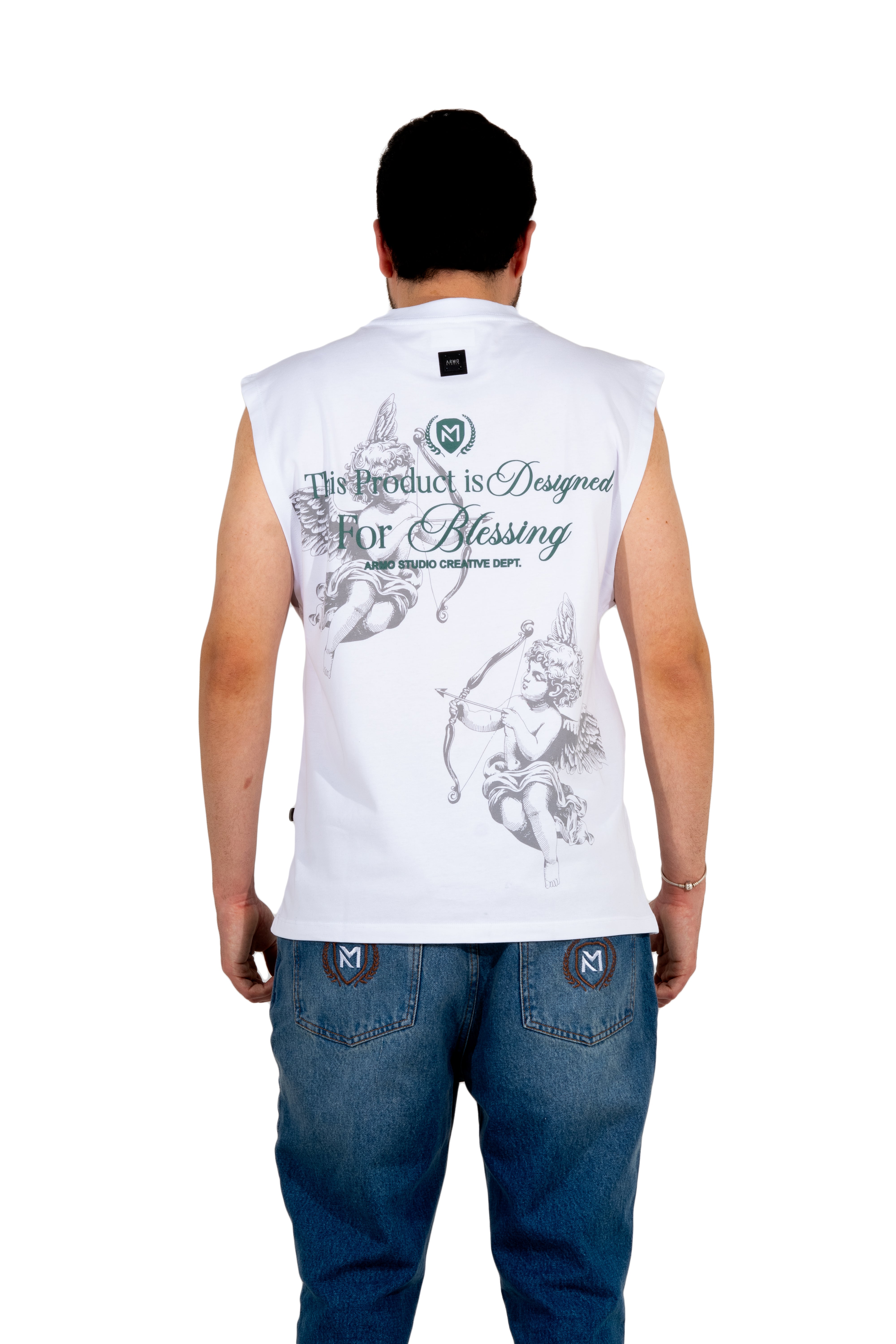 Angels Tank Top White