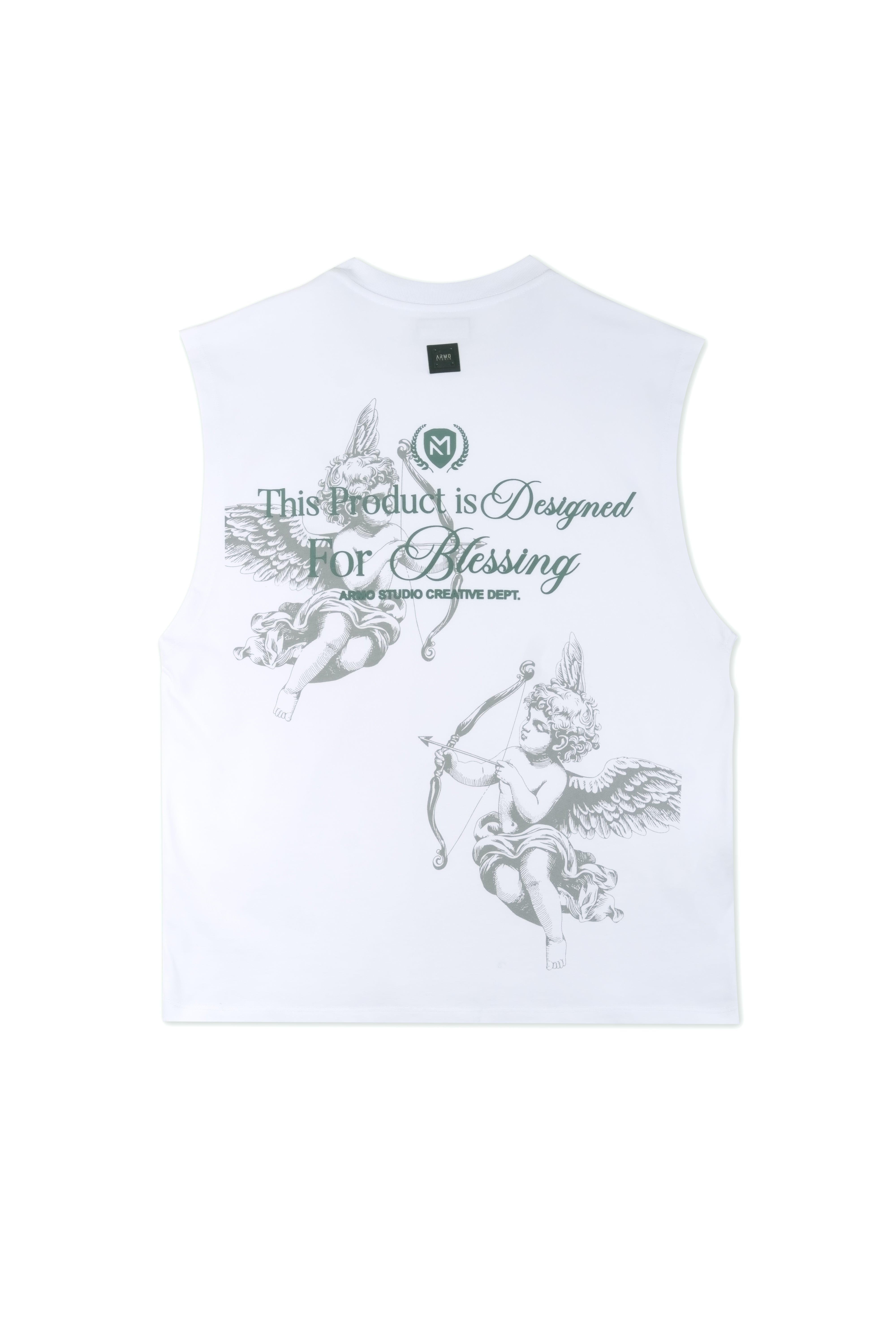 Angels Tank Top White