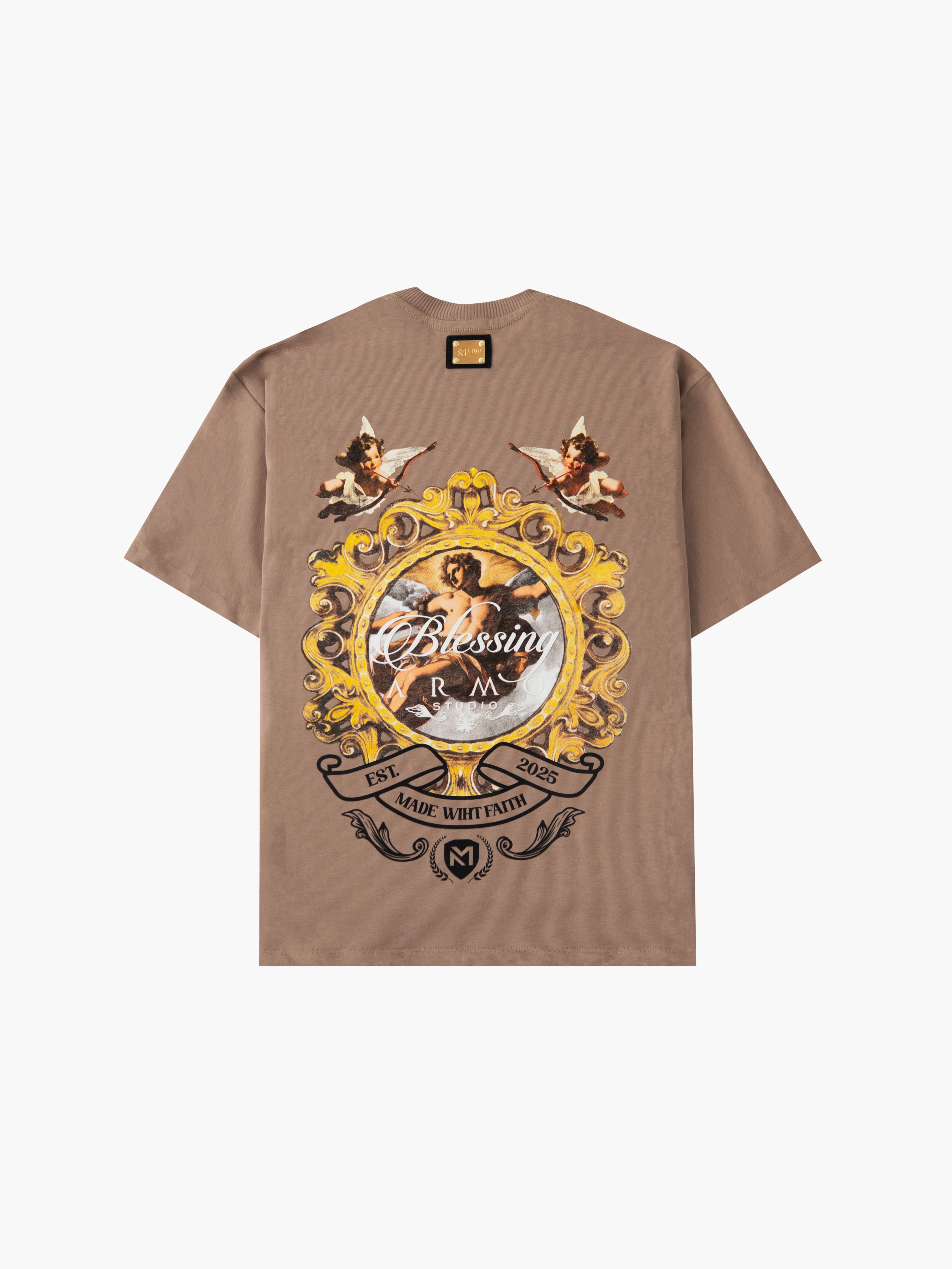 Camiseta Oversized Negra In His Shadow